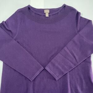 Chico's‎ Women's Purple Blouse Sweater Size XL